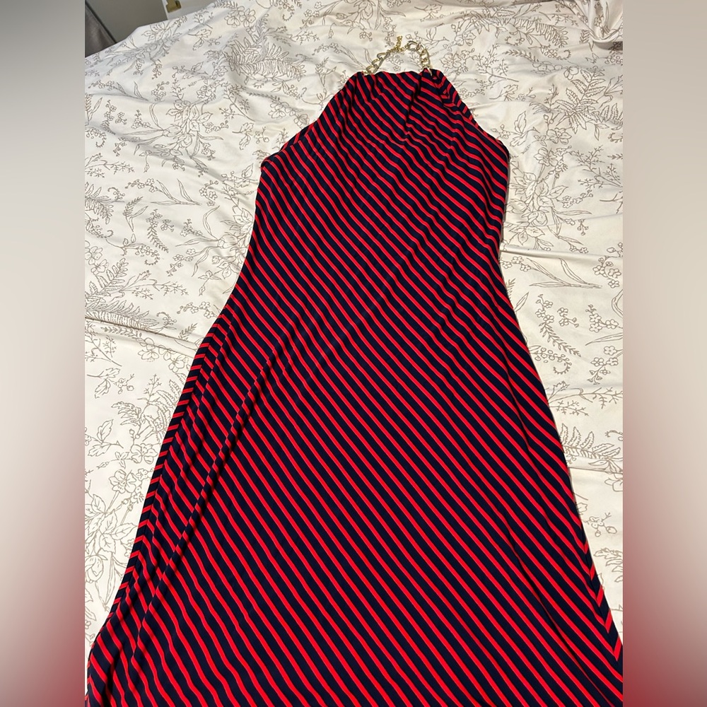 Ralph Lauren stripped halter dress
